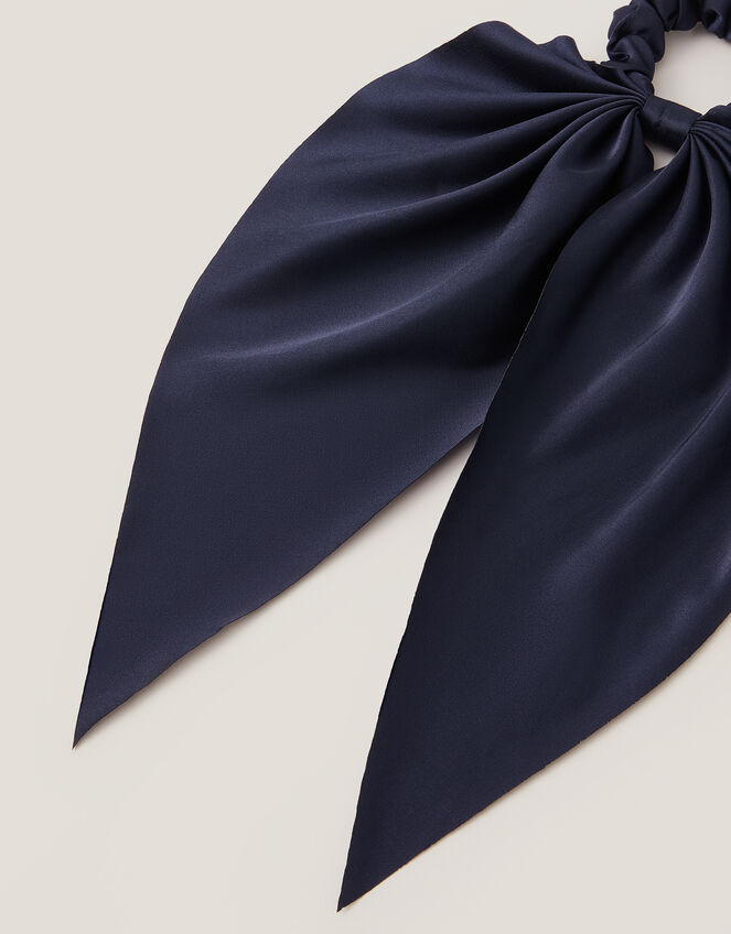 Satin Tie Hair Scrunchie, , large