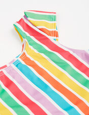 Frugi Marina Stripe Swimsuit , Multi (MULTI), large