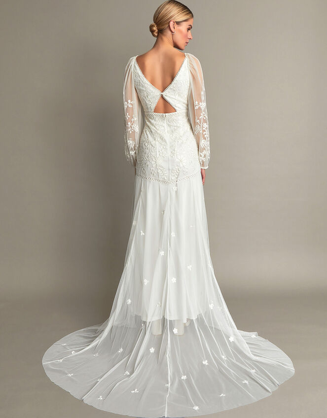 Josette Embellished Bridal Maxi Dress, Ivory (IVORY), large