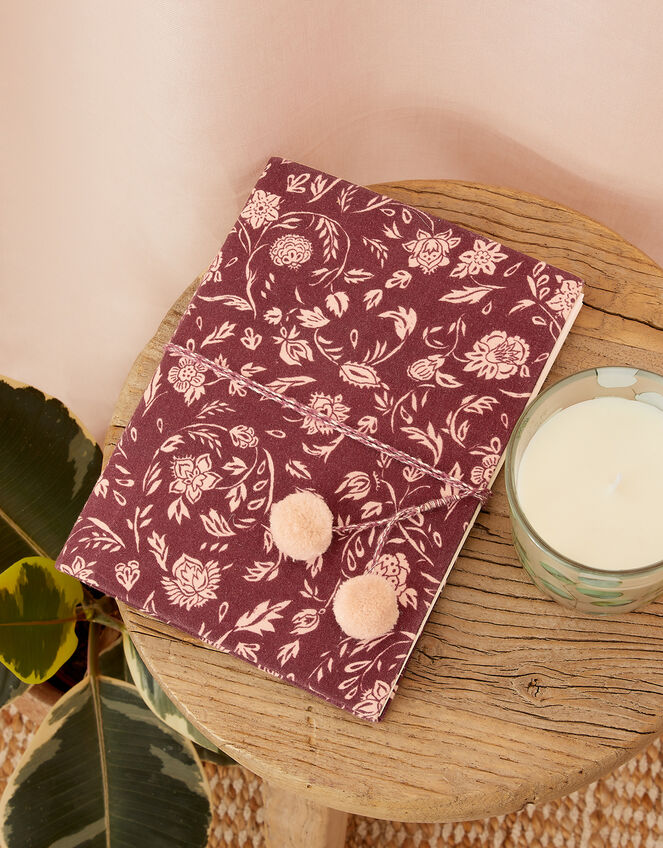 Printed Floral Notebook, , large