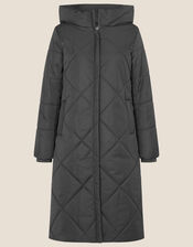 Polly Padded Coat in Recycled Polyester , Grey (GREY), large