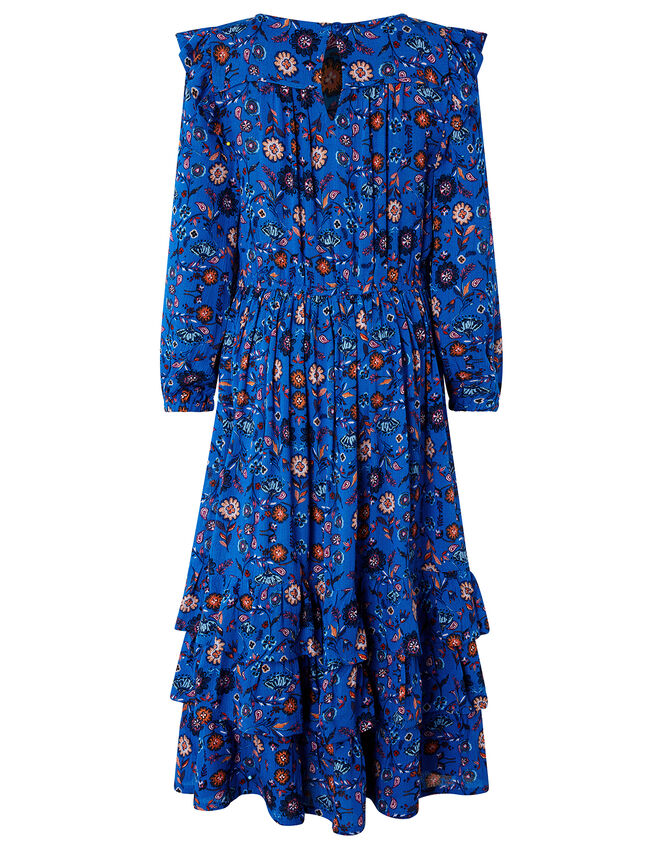 Mini Me Willow Floral Dress, Blue (BLUE), large
