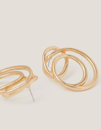 Swirl Statement Stud Earrings, , large