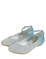 Alexa Ombre Ballerina Flats, Blue (BLUE), large