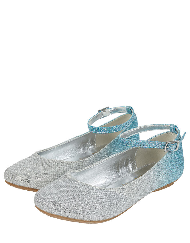 Alexa Ombre Ballerina Flats, Blue (BLUE), large