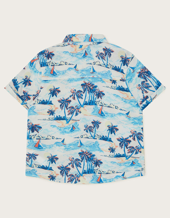 Palm Print Shirt , Multi (MULTI), large