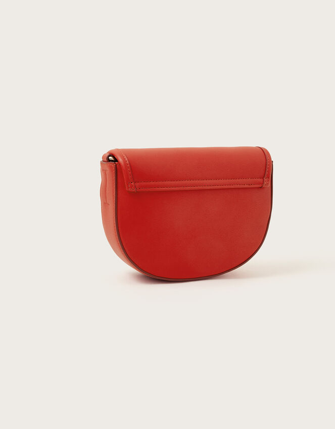 Clasp Cross-Body Bag Red