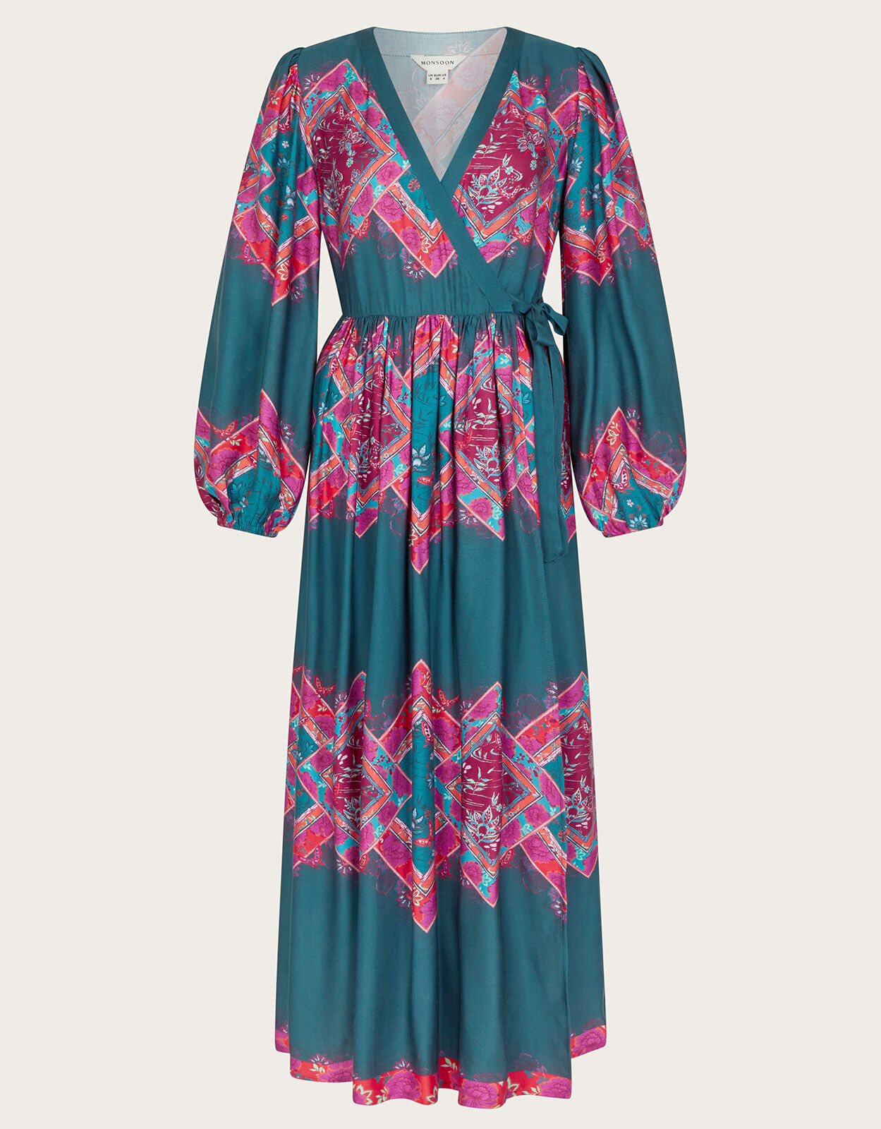 Tiffany wrap midi dress 2025