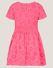 Floral Print Terry Dress, Pink (PINK), large