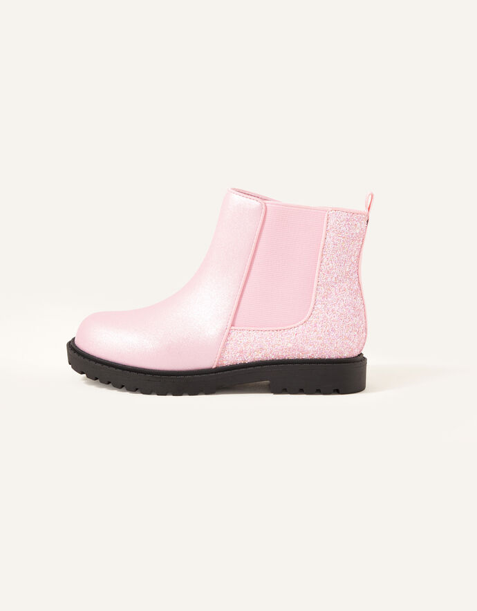 chelsea boots pink