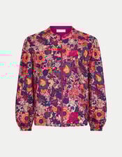 East Embellished Floral Bomber Jacket, Multi (MULTI), large