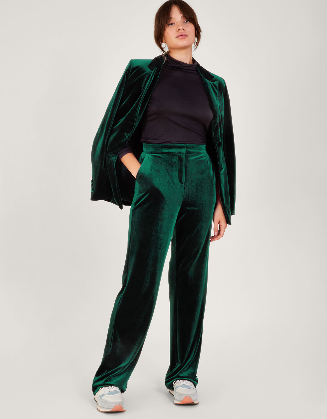 Monsoon velvet trouser suit 2025