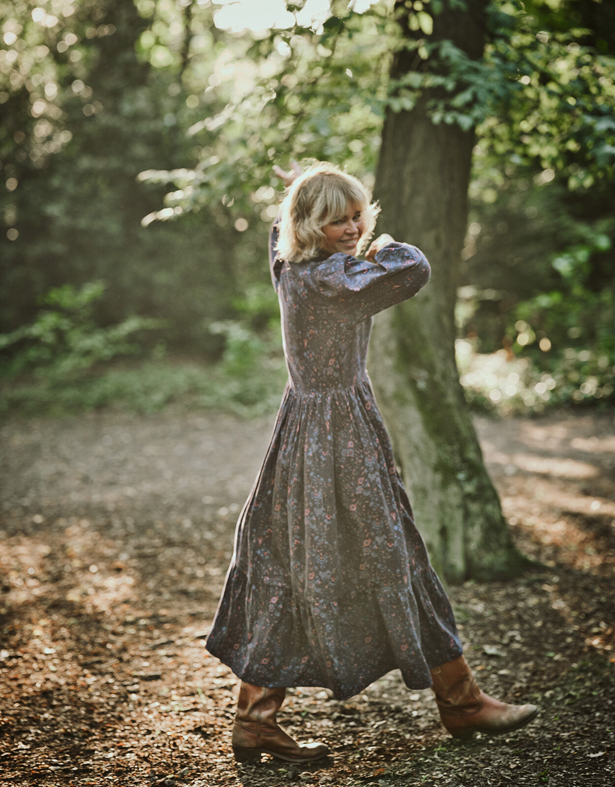 Grey cheap cord dress