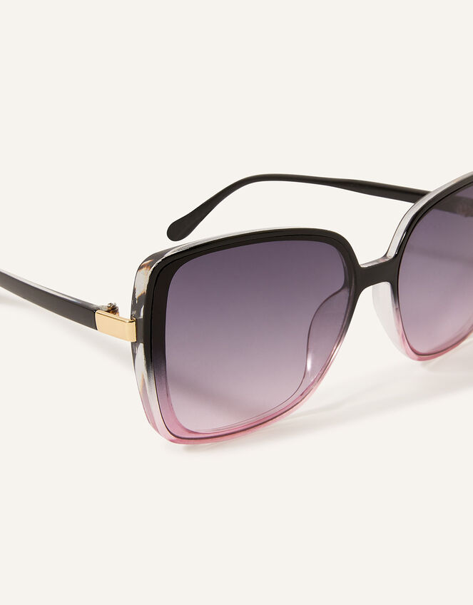 Square Wrap Ombre Sunglasses, , large