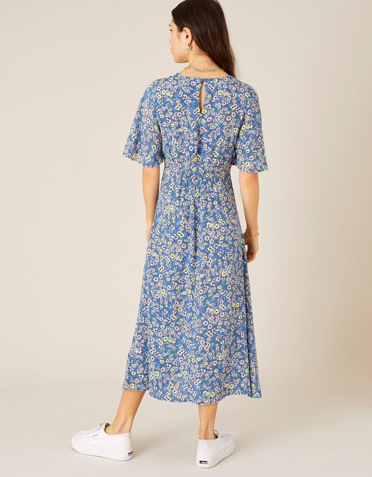 patterned midi dresses uk