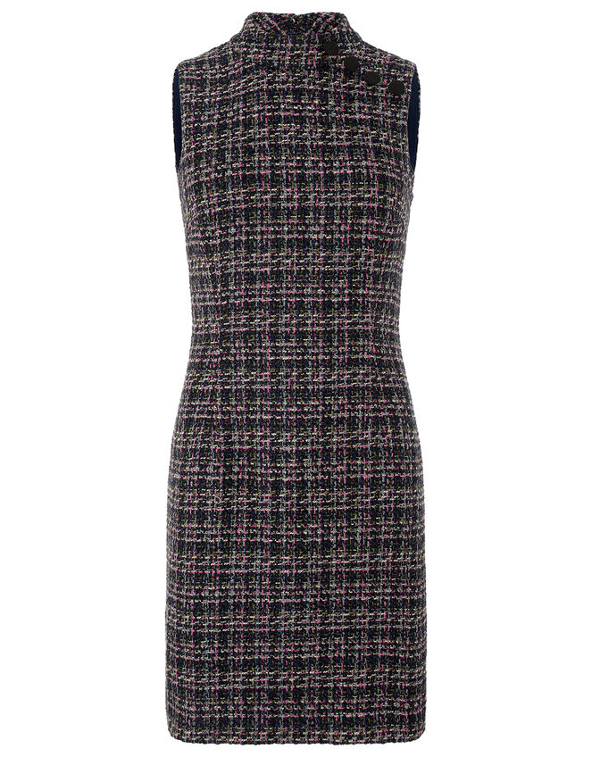 Felissa Tweed Dress, Purple (PURPLE), large
