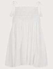 Halter High Neck Detail Cami, White (WHITE), large