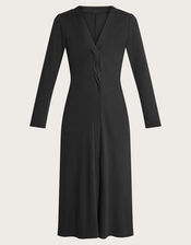 Paula Ponte Dress, Black (BLACK), large