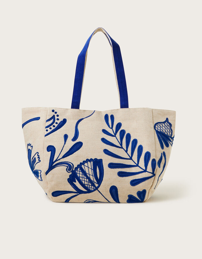 Embroidered Beach Bag Accessories Monsoon UK.