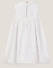 Baby Aria Floral Broderie Dress, Ivory (IVORY), large