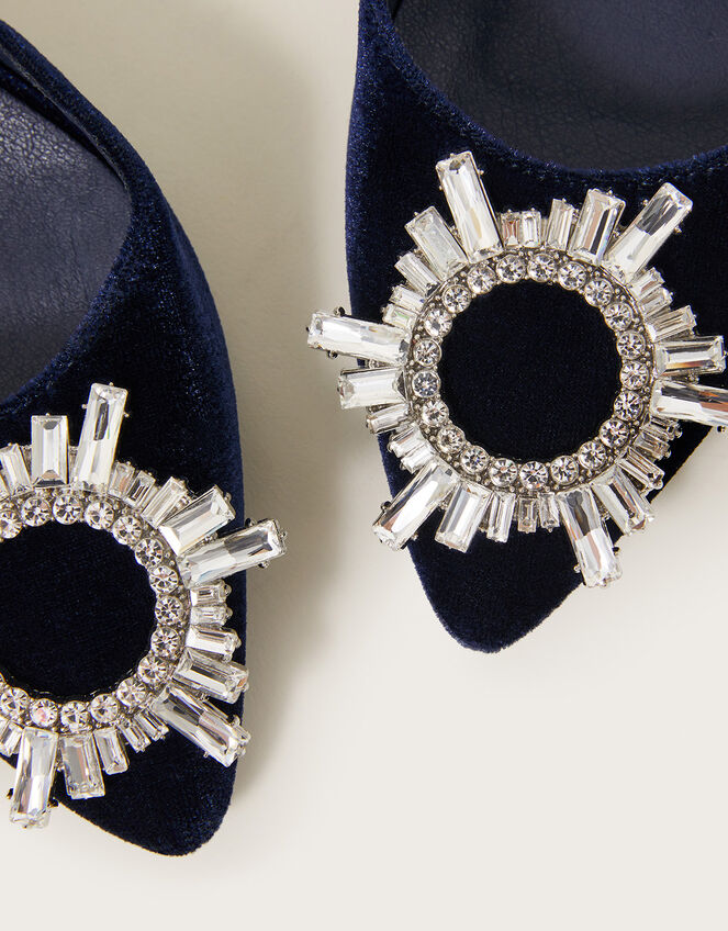 Brooch Kitten Heels, Blue (NAVY), large