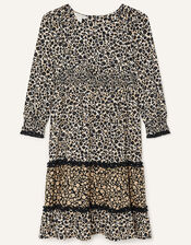 MINI ME Moira Floral Print Dress, Blue (BLUE), large