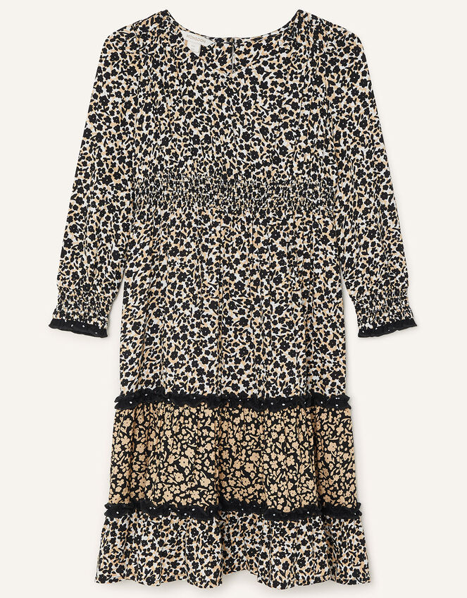 MINI ME Moira Floral Print Dress, Blue (BLUE), large
