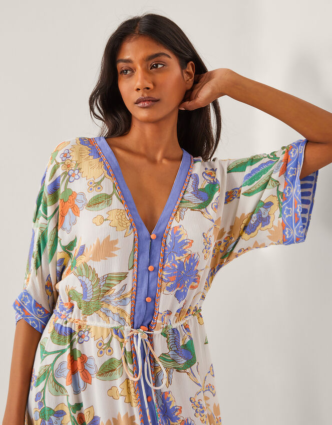 Ipanema Indigo Midi Kaftan Dress main image 1