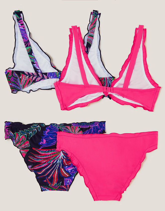 2-Pack Frill Bikini Sets, Multi (MULTI), large