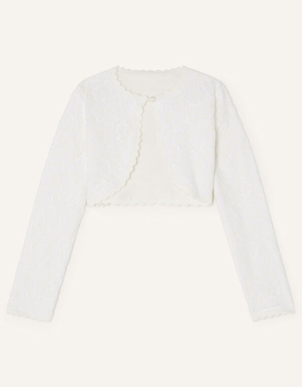 Lace Cardigan, Ivory (IVORY), large