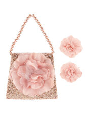 Cancan Glitter Flower Accessory Set , , large