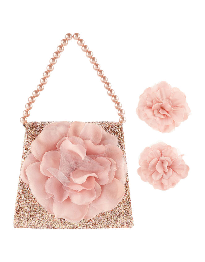 Cancan Glitter Flower Accessory Set , , large