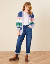 Stripe Cardigan, Green (GREEN), large