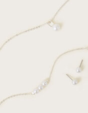 Bridesmaid Pearl Jewellery Set, , large