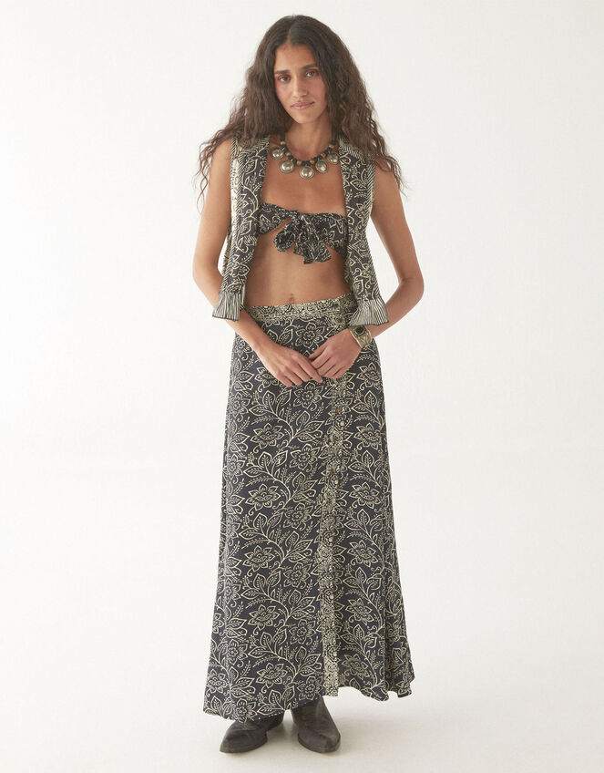 Maison Hotel Eeva Maxi Skirt, Black (BLACK), large