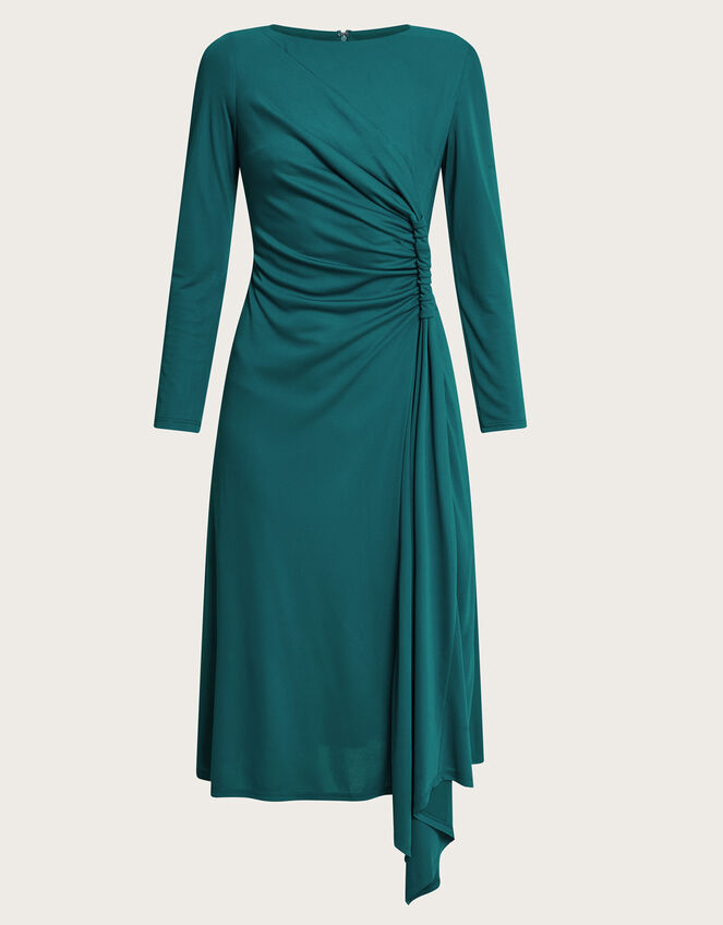 Remy Ruched Dress, Teal (TEAL), large