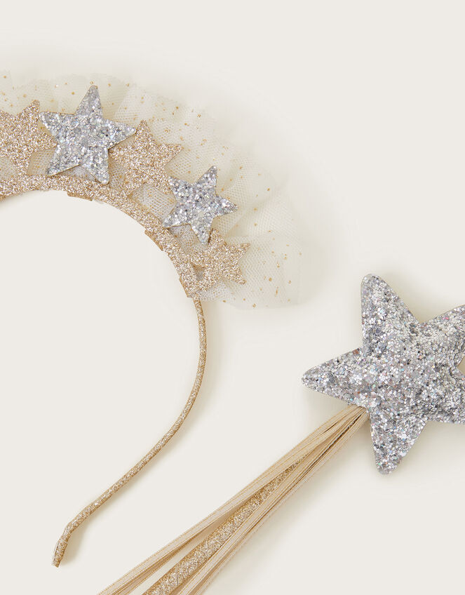 Angelica Star Headband and Wand Dress Up Set, , large