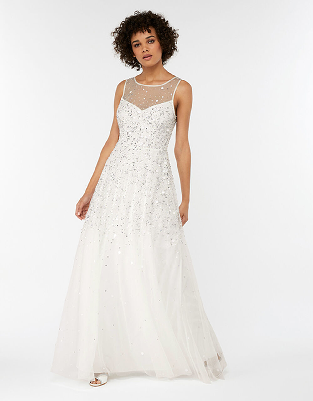 Wedding The Bride | Victoria Embellished Maxi Wedding Dress Ivory - VH14489