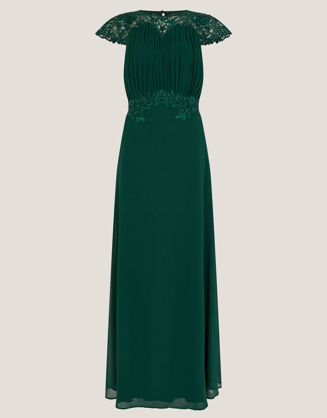 Elodie Lace Chiffon Bridesmaid Dress Green