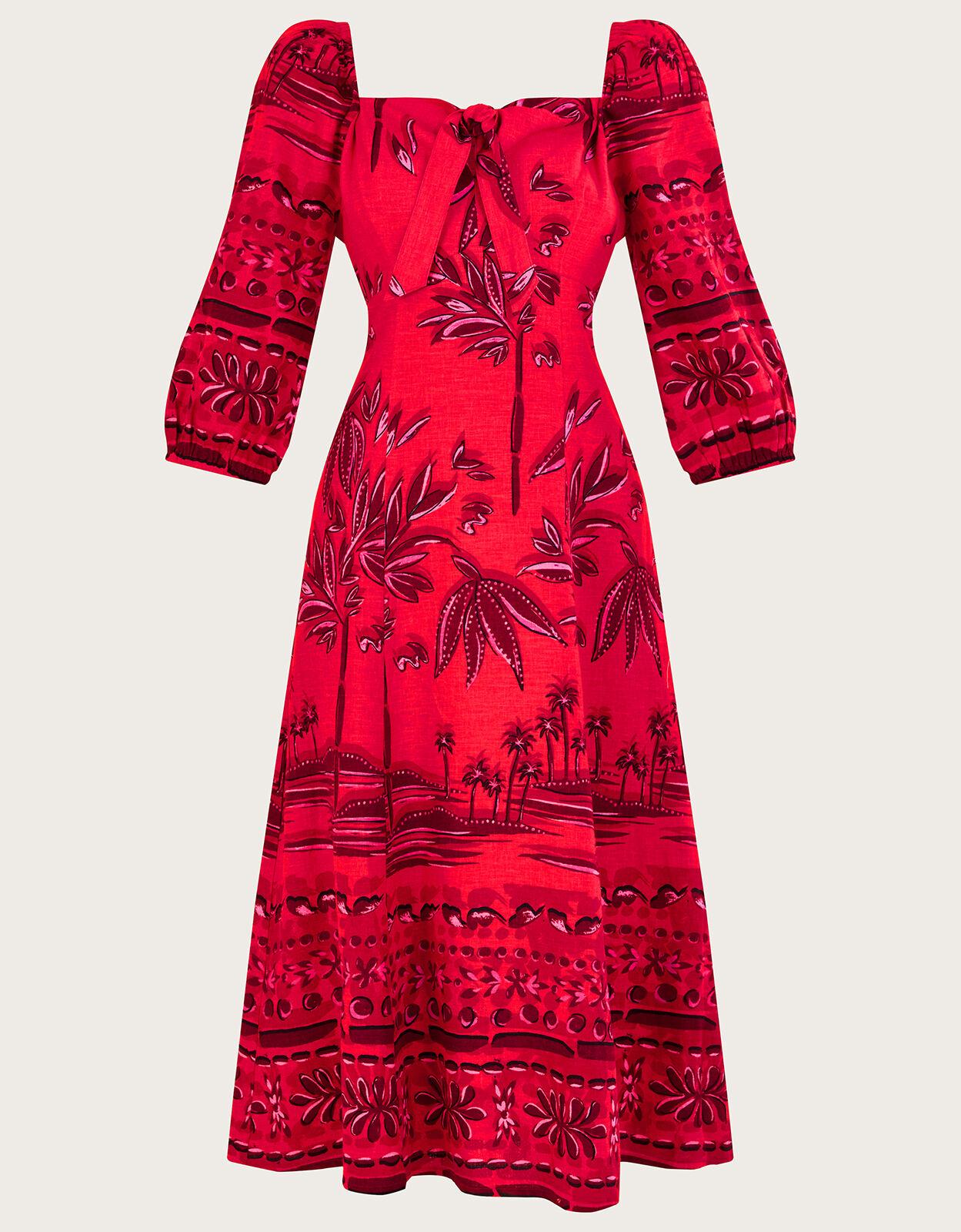Forever unique palm print dress top