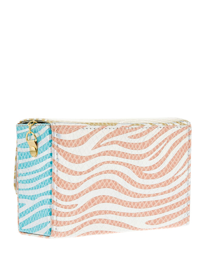 Zebra Rainbow Party Shoulder Bag, , large