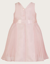 Baby Polly Pleated Bridesmaids Dress, Pink (PINK), large