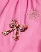 Christmas Embellished Long Sleeve T-Shirt, Pink (PINK), large