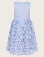 Kimberley Cutwork Lace Dress, Blue (BLUE), large