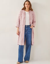 Elora Duster Coat, Pink (BLUSH), large