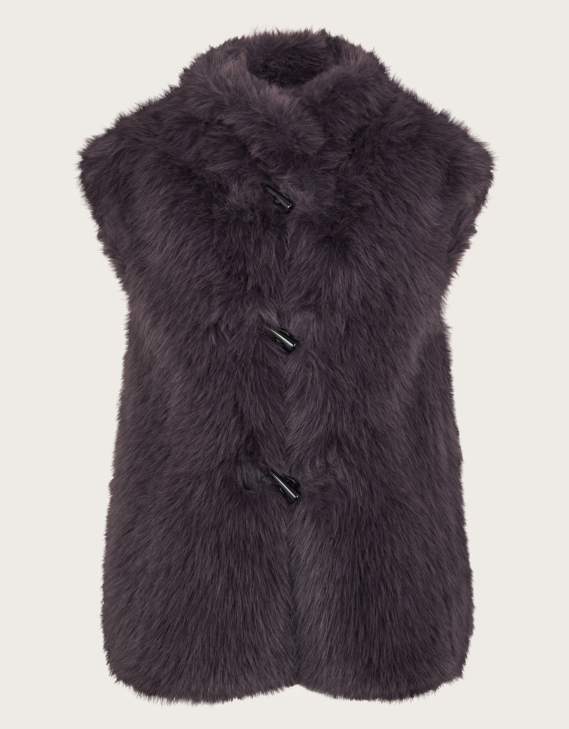 Womens faux fur gilet uk store