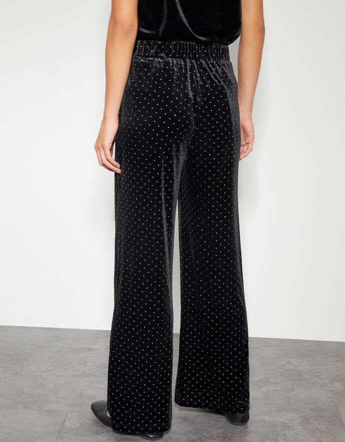 Nila Wide Trousers Black