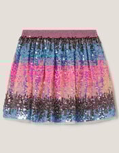Ombr&eacute; Sequin Skirt, Multi (MULTI), large