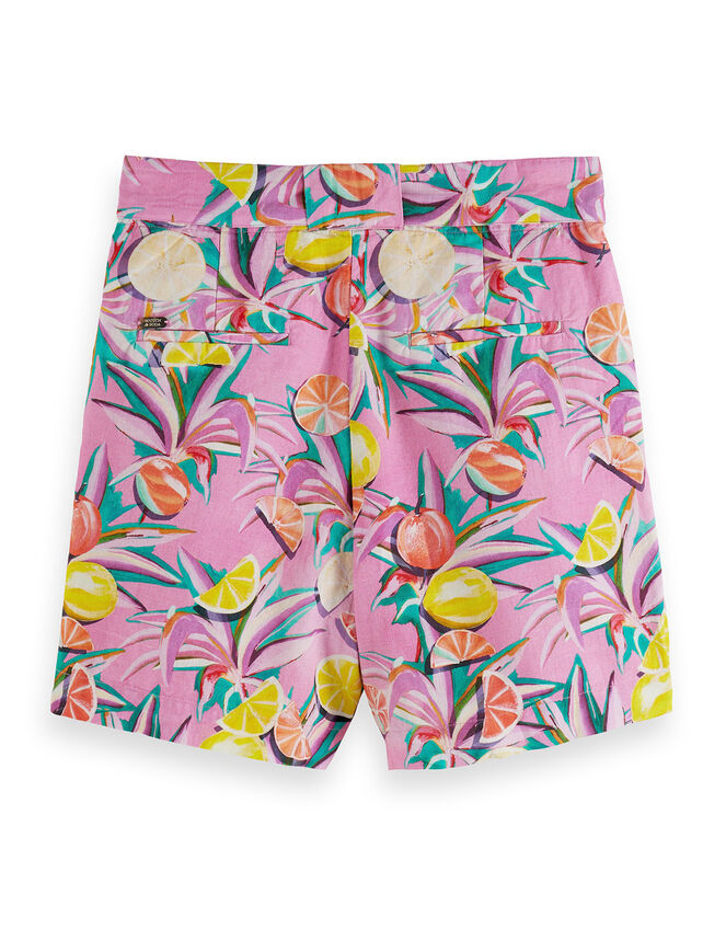 Scotch and Soda Fruit Print Casual Shorts, Pink (PINK), large
