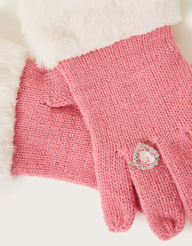 Ring Gloves, Pink (PINK), large